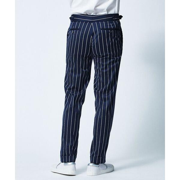 DESIGNWORKS / デザインワークス giabs ARCHIVIO / ジャブスアルキヴィオ ストライプパンツ 5cm，裾幅 80cmサイズ サイズ 5cm，股上 5cm，股下 18cm，股上