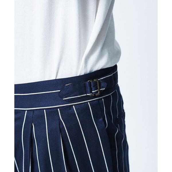 DESIGNWORKS / デザインワークス giabs ARCHIVIO / ジャブスアルキヴィオ ストライプパンツ 5cm，裾幅 80cmサイズ サイズ 5cm，股上 5cm，股下 18cm，股上