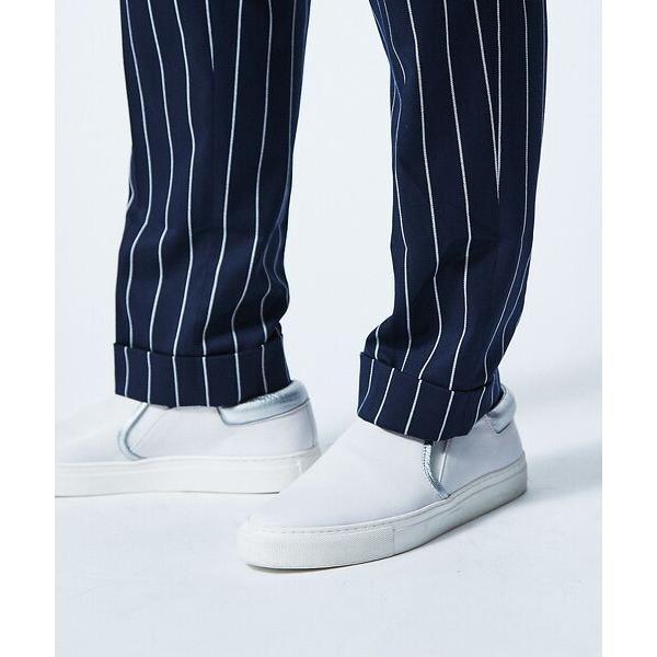 DESIGNWORKS / デザインワークス giabs ARCHIVIO / ジャブスアルキヴィオ ストライプパンツ 5cm，裾幅 80cmサイズ サイズ 5cm，股上 5cm，股下 18cm，股上