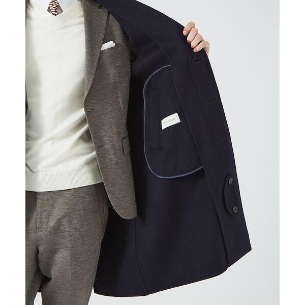 DESIGNWORKS / デザインワークス ウールダブルフェイス バルカラーコートの画像