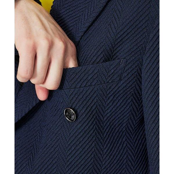 DESIGNWORKS / デザインワークス 【MARZOTTO】ウール ジャガード ダブルジャケットの画像