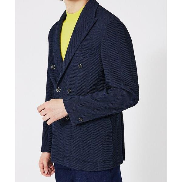 DESIGNWORKS / デザインワークス 【MARZOTTO】ウール ジャガード ダブルジャケットの画像