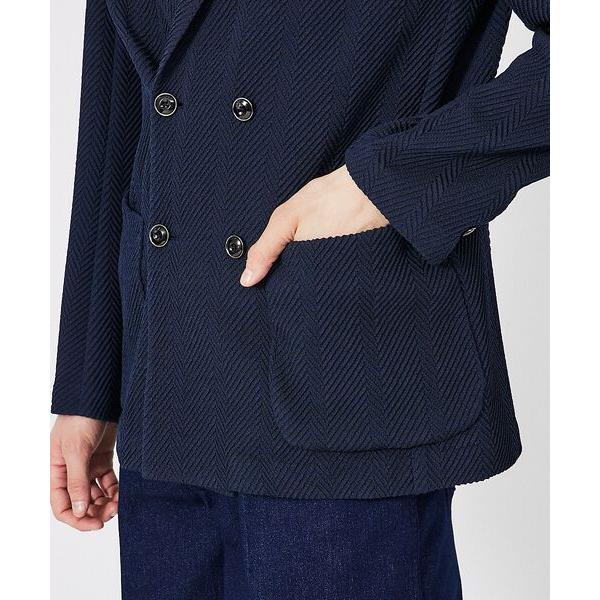 DESIGNWORKS / デザインワークス 【MARZOTTO】ウール ジャガード ダブルジャケットの画像