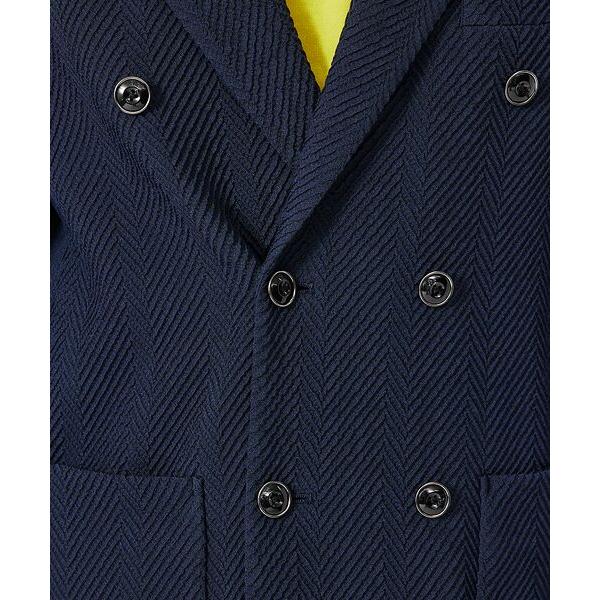 DESIGNWORKS / デザインワークス 【MARZOTTO】ウール ジャガード ダブルジャケットの画像