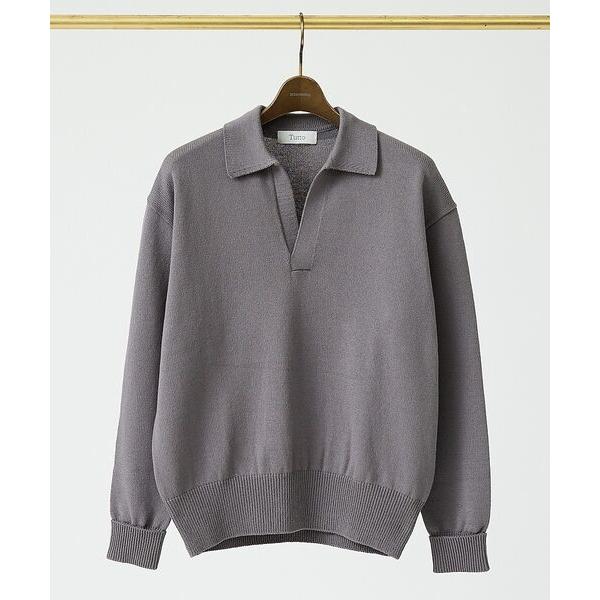 DESIGNWORKS / デザインワークス 【Tutto / トゥット】長袖 スキッパーポロ / Relax Skipper_2