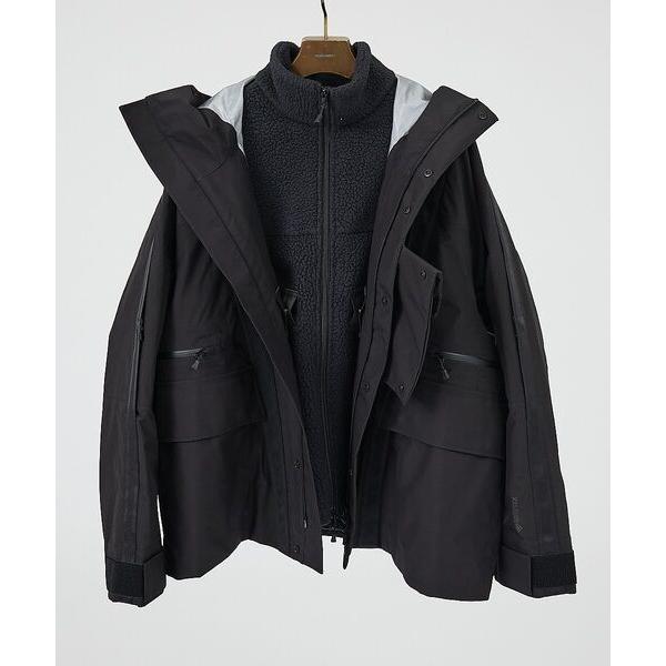 DESIGNWORKS / デザインワークス 【D-VEC×ALMOSTBLACK】GORE-TEX マウンテンパーカーの画像