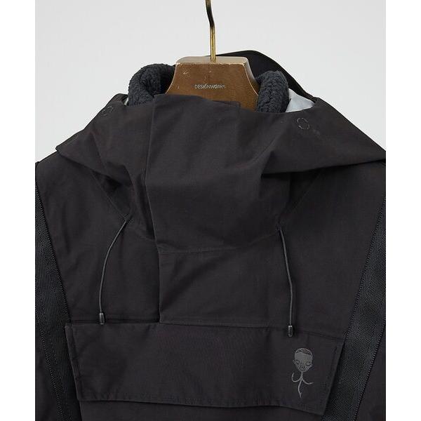 DESIGNWORKS / デザインワークス 【D-VEC×ALMOSTBLACK】GORE-TEX マウンテンパーカーの画像