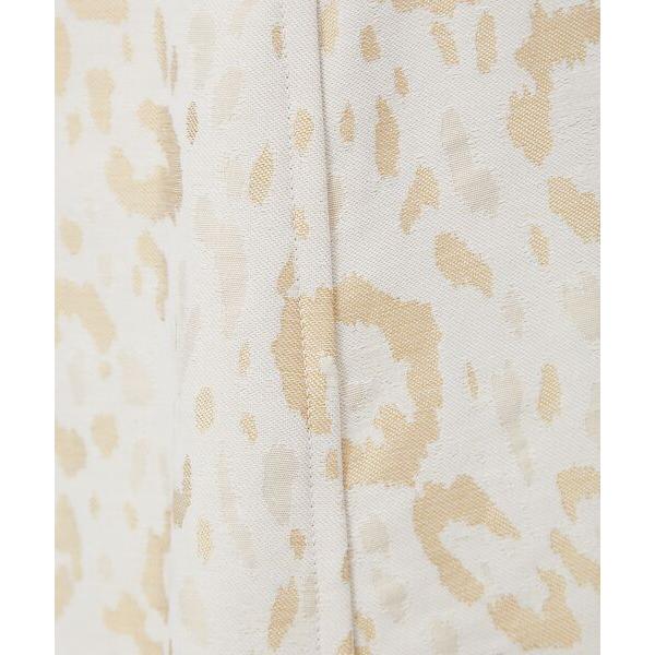 DESIGNWORKS / デザインワークス レオパードジャガードフレアスカート 2cm，ヒップ サイズ 5cmサイズ