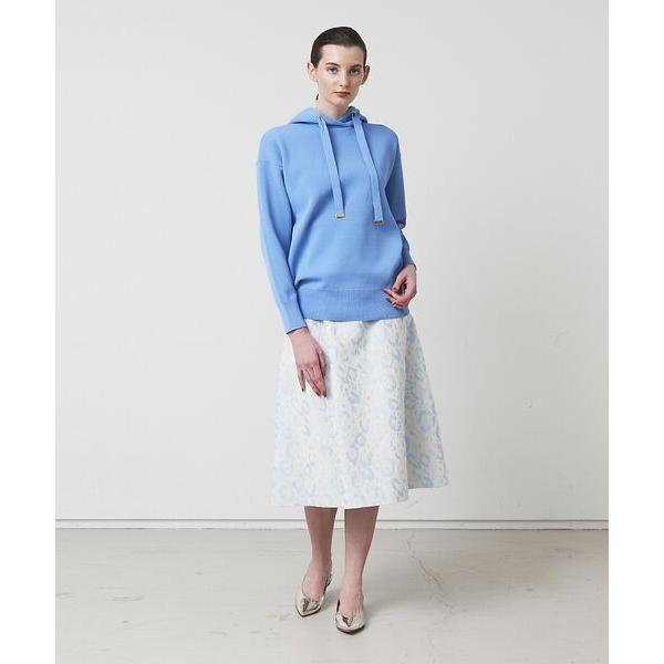 DESIGNWORKS / デザインワークス レオパードジャガードフレアスカート 2cm，ヒップ サイズ 5cmサイズ