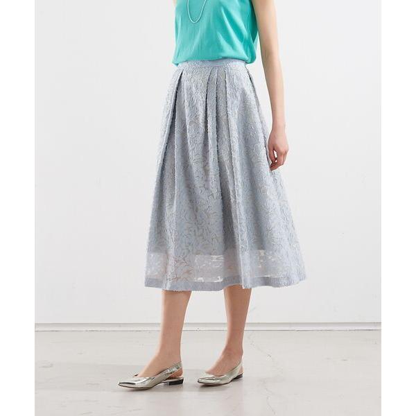 DESIGNWORKS / デザインワークス カットジャガードフレアスカート  