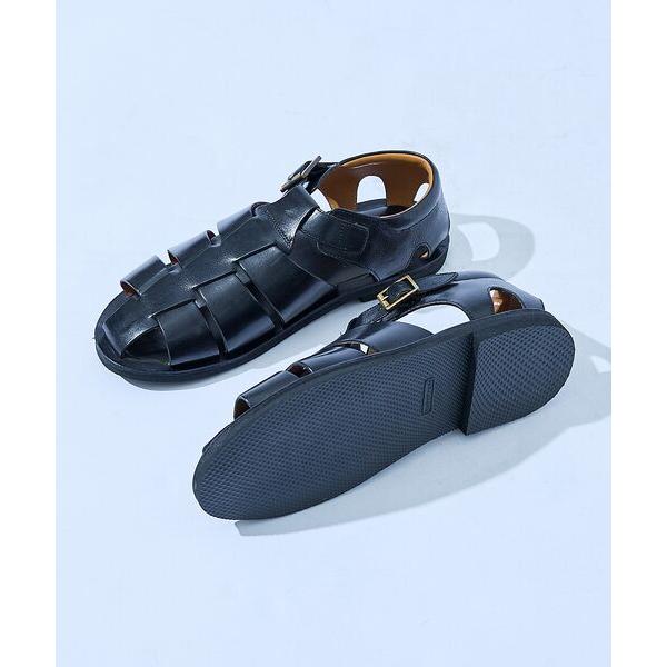 【美品】アルフレッドバニスター　オールレザーグルカサンダル　本革高級革靴　正規品 美品】アルフレッドバニスター オールレザーグルカサンダル 本革