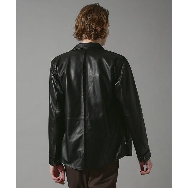 5351プール・オム（5351POUR LES HOMMES）/ラムレザーシャツ ブルゾン 5351 POUR LES HOMMES 5351POUR LES HOMMES / 5351プール・オム