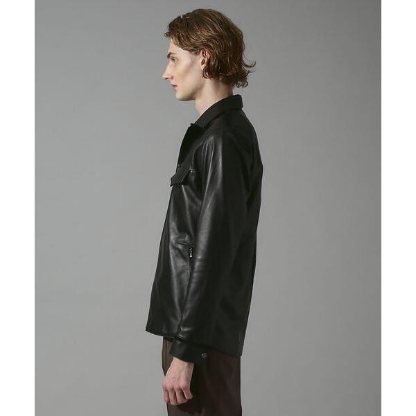 5351 プールオム 牛革レザーシャツ ラムレザーシャツ ブルゾン | 5351プール・オム(5351POUR LES