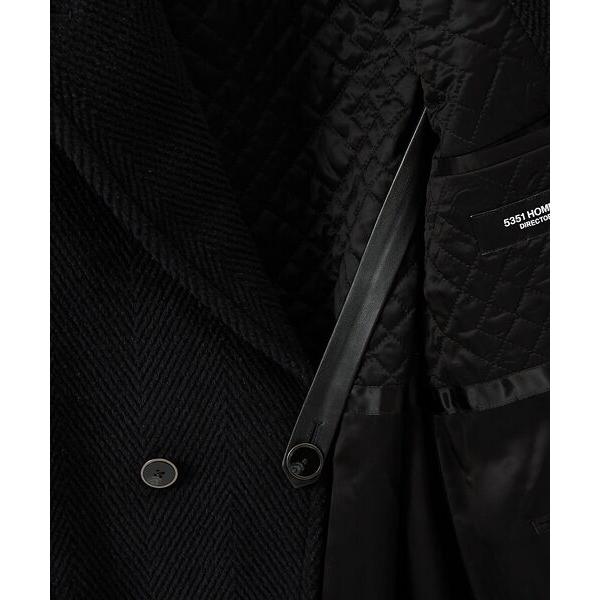 5351POUR LES HOMMES / 5351プール・オム 【Director's Line】セミダブル ベルテッド コート | 5351 POUR LES HOMMES | 12
