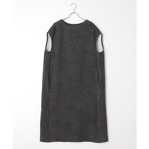 PLAIN PEOPLE コットンヤク裏毛ドロップショルダーワンピース 【公式通販】