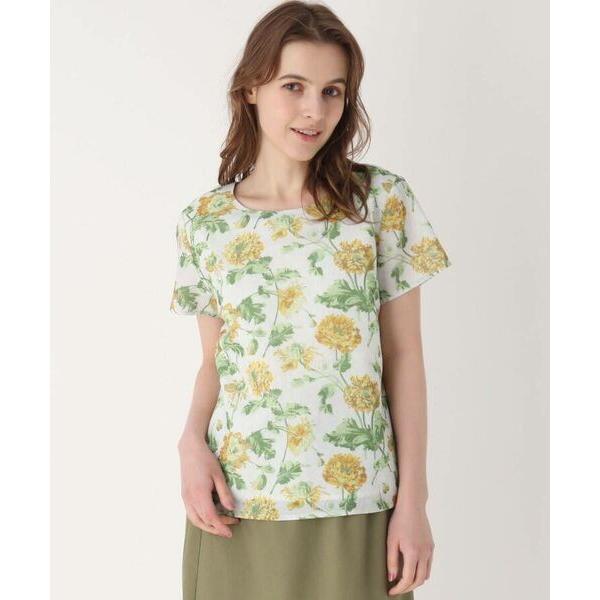 Laura Ashley ローラ トップス 洗える アシュレイ 通販 洗える 通販 タカシマヤファッションスクエア Tブラウス ヘップワース柄