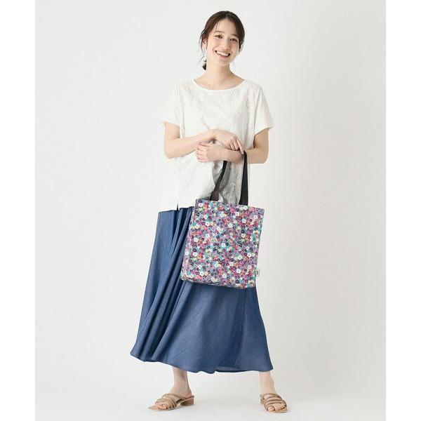 LAURA ASHLEY / ローラ アシュレイ 【一部店舗限定/A4収納可/天面ファスナー】アンクロフト ディッツィー柄 スクエアトートM｜selectsquare｜05