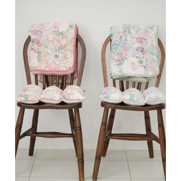 LAURA ASHLEY ローラアシュレイ タグ付き花柄クッション 4個セット