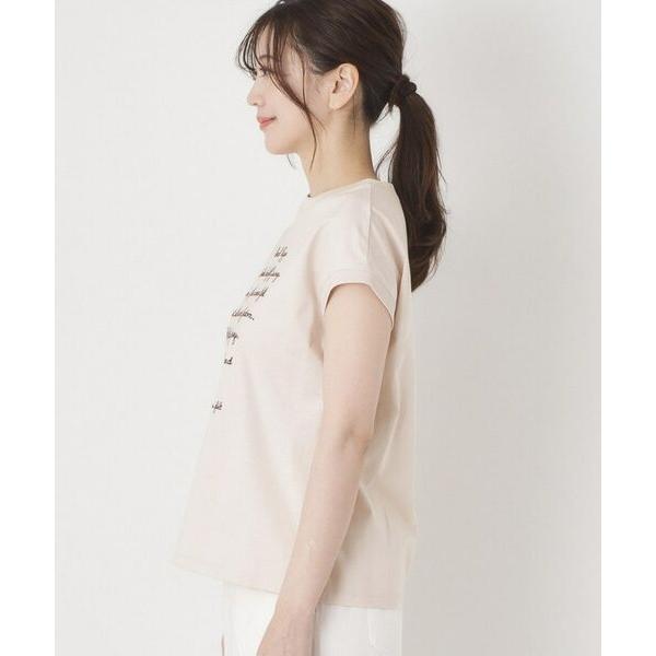 CORDIER（コルディア） 【M〜3Lサイズ】メッセージ刺繍Tシャツ 