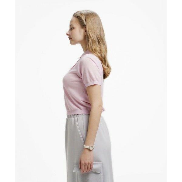 LACOSTE（ラコステ） シアーラメニットポロシャツ : タカシマヤ