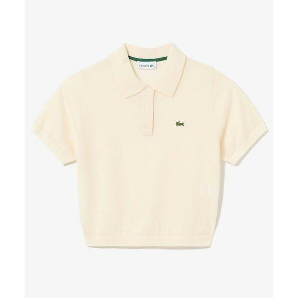 LACOSTE（ラコステ） シアーラメニットポロシャツ : タカシマヤ