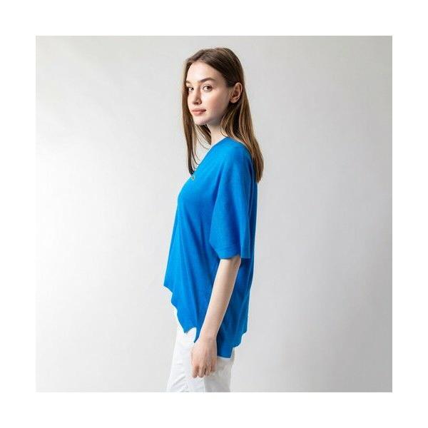 LACOSTE / ラコステ ワイドシルエットサマーニットVネックTシャツ｜selectsquare｜13