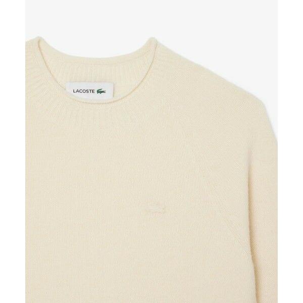 LACOSTE（ラコステ） 3Dニッティングシームレス ウールニットセーター
