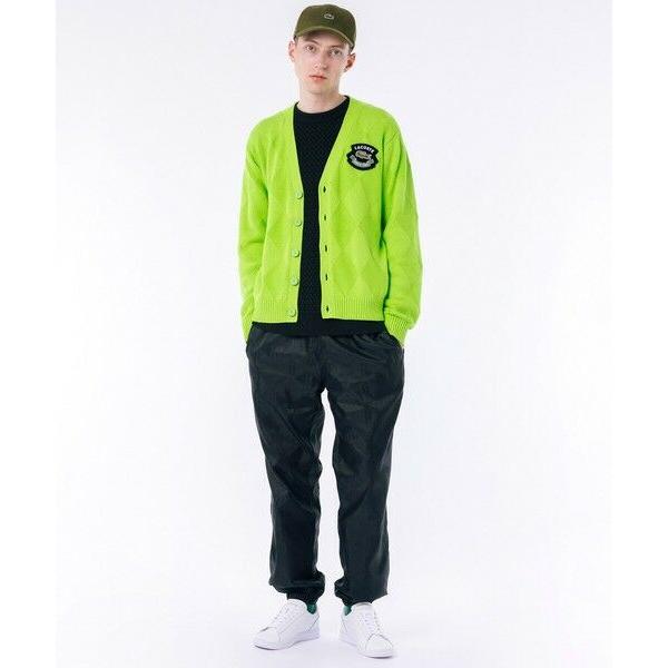 LACOSTE（ラコステ） トーナルアーガイル柄 Vネックコットンニット