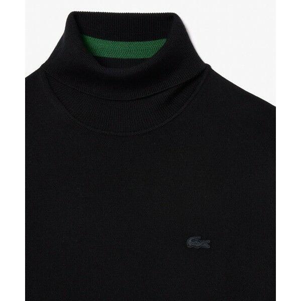 LACOSTE（ラコステ） メリノウールタートルネックセーター 