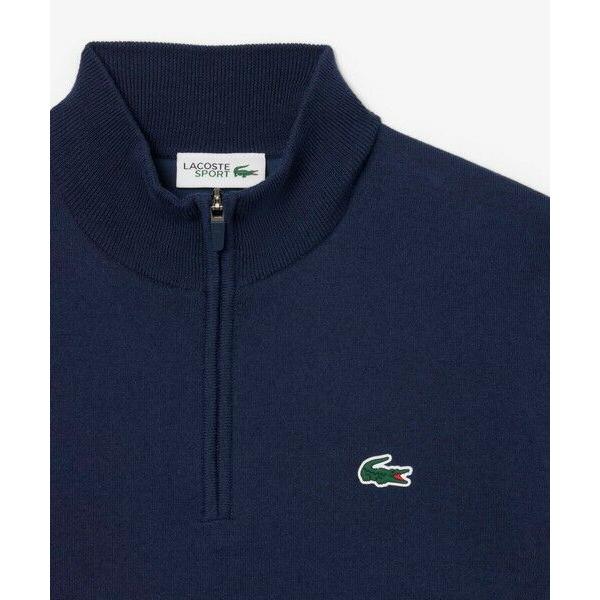 LACOSTE（ラコステ） ウールブレンドハーフジップゴルフセーター