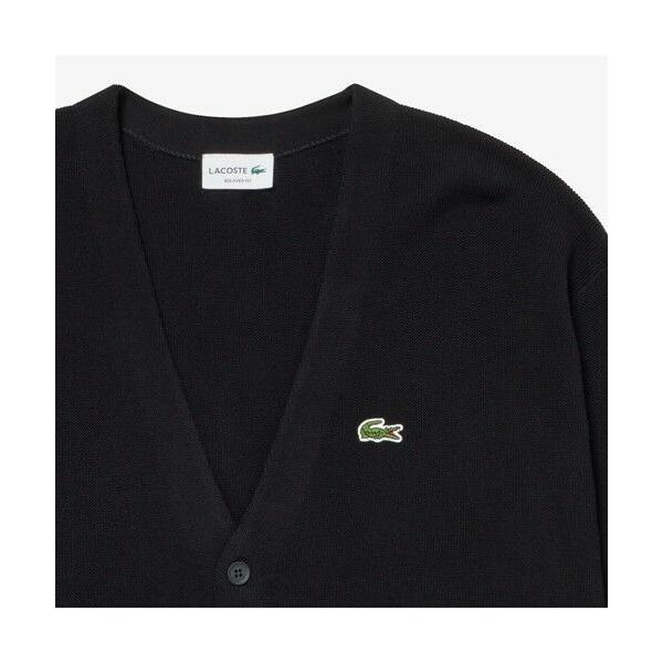 LACOSTE / ラコステ オーガニックコットンVネックカーディガン｜selectsquare｜12