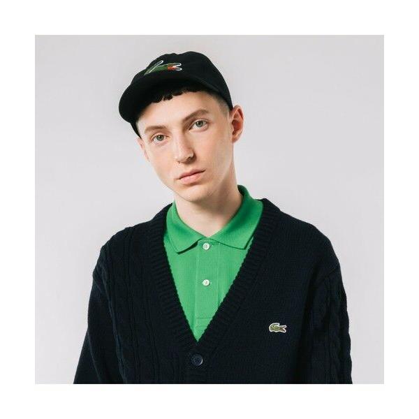 LACOSTE（ラコステ） アシンメトリーVネックカーディガン : タカシマヤ