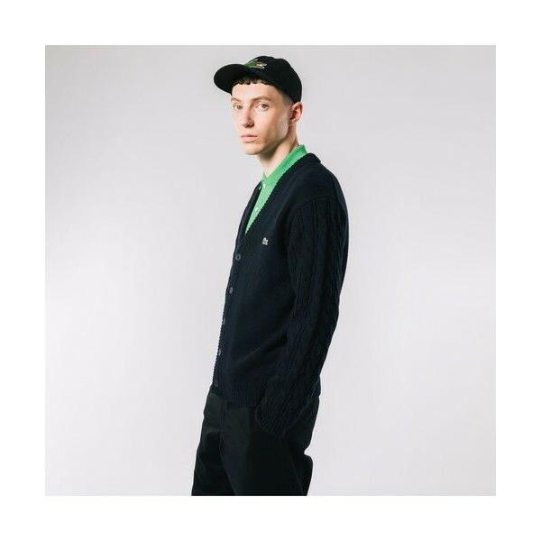LACOSTE（ラコステ） アシンメトリーVネックカーディガン : タカシマヤ