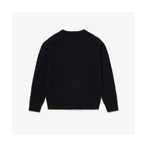 LACOSTE（ラコステ） アシンメトリーVネックカーディガン : タカシマヤ