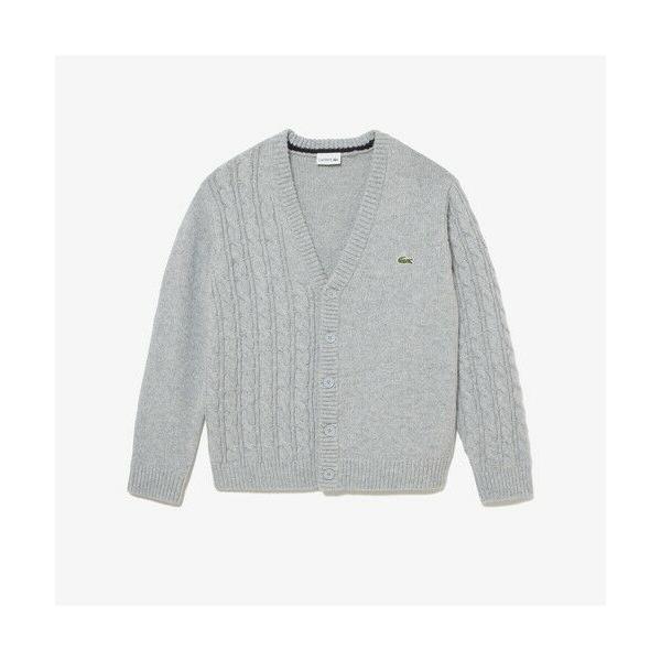 LACOSTE（ラコステ） アシンメトリーVネックカーディガン : タカシマヤ