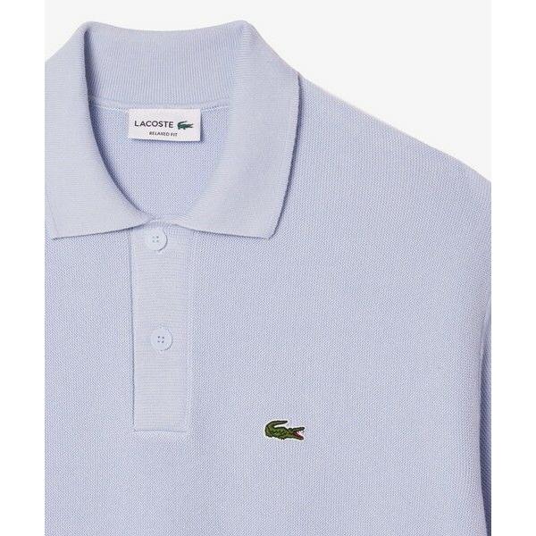 LACOSTE / ラコステ ミックスストライプニットポロシャツ