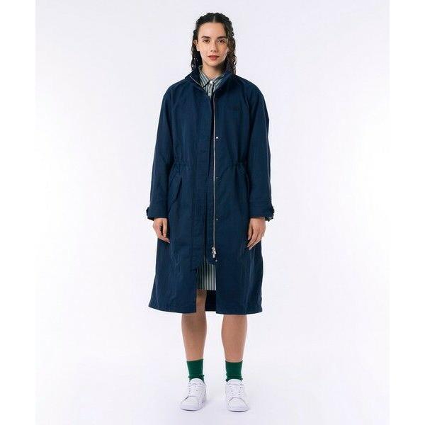 LACOSTE（ラコステ） フード脱着可 撥水ナイロン スタンドカラー 