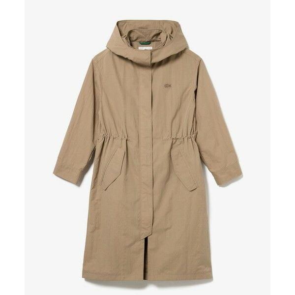 LACOSTE（ラコステ） フード脱着可 撥水ナイロン スタンドカラー