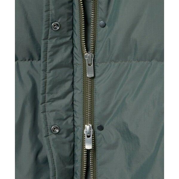 今期　ラコステ　スタンドカラーダウンコート パウダータッチ ダブルジップ ナイロンスタンドカラーダウンコート