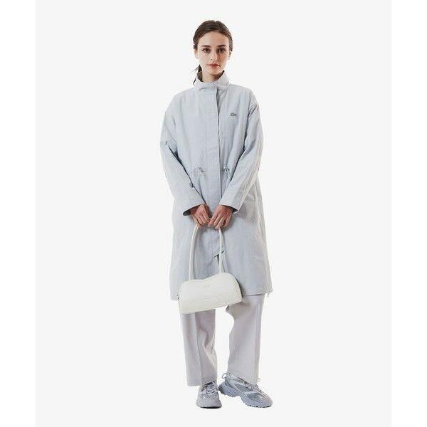 新品　ラコステ　スタンドカラーユーティリティコート　L 撥水 ナイロンタフタ スタンドカラーユーティリティコート | LACOSTE