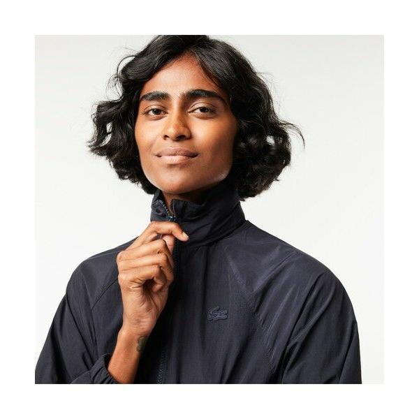 ラコステ　　ショートフーディーナイロンジャケット LACOSTE / ラコステ メッシュライニング ショートフーディー