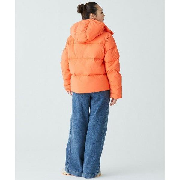 LACOSTE　ショートダウンコート 【極美品】ウーリー LACOSTE（ラコステ） ウィメンズ ボリュームハイネック ナイロン