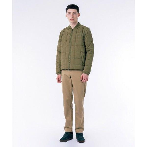 LACOSTE マルチポケット ジャケット ファティーグタイプ ジャケット LACOSTE（ラコステ） 撥水 防風 2WAY 袖 着脱可 キルティング ナイロン