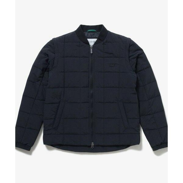 LACOSTE（ラコステ） 撥水 防風 2WAY 袖 着脱可 キルティング ナイロン