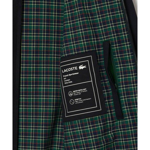 LACOSTE 撥水ハリントンジャケット/ スタンドカラーブルゾン LACOSTE（ラコステ） 撥水ハリントンジャケット / ジップアップ