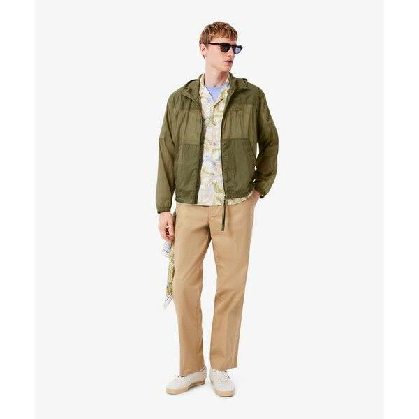 LACOSTE（ラコステ） ワッシャーナイロンパッカブルフードジャケット