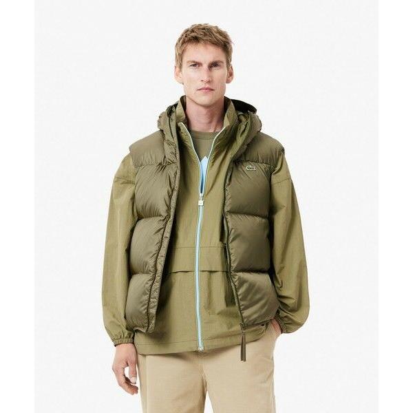 LACOSTE（ラコステ） 撥水 バックステッチダウンベスト / スタンド