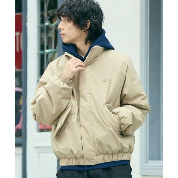 LACOSTE / ラコステ 撥水 防風 パデッド ボリュームテクニカルナイロンブルゾンの画像