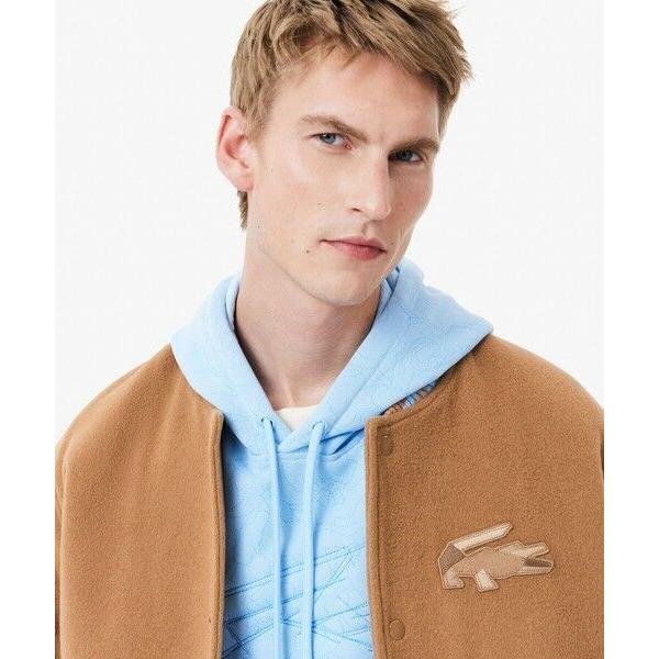 LACOSTE（ラコステ） 裏地キルティング ウールバーシティジャケット 