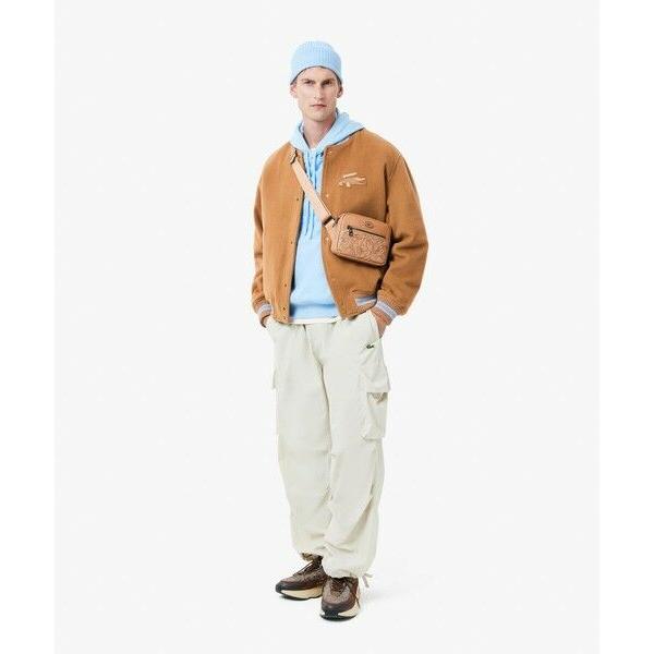LACOSTE（ラコステ） 裏地キルティング ウールバーシティジャケット 
